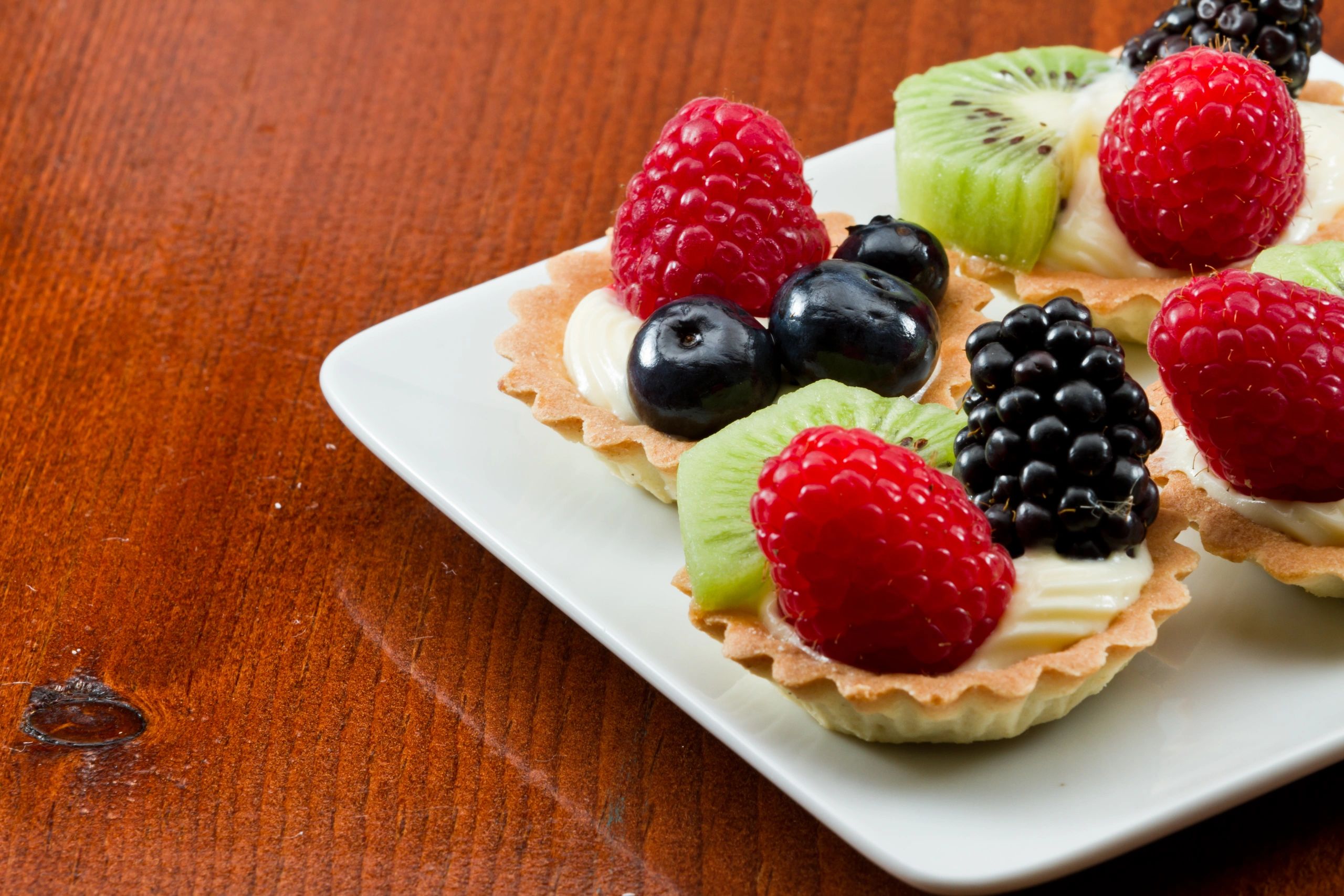 Gourmet fruit tarts from Sweet Victory Café