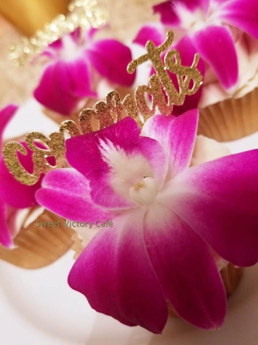Elegant orchid flowers for Sweet Victory Events